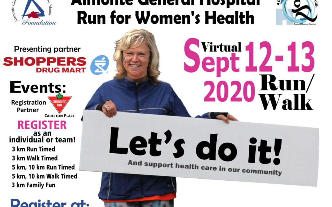 The Run/Walk for Women’s Health at the AGH Goes Virtual 